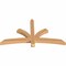Ekena Millwork Davenport Timber Gable Bracket, Western Red Cedar, 60"W x 32"H x 3 1/2"D x 3 1/2"F, 13/12 Pitch GBW060X32X0404DAV00SWR - alternate 3